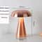 Retro Mushroom LED Table Lamp Touch Sensor Rechargeable Bedside Light Dimmable Reading Lamp For Bed 8