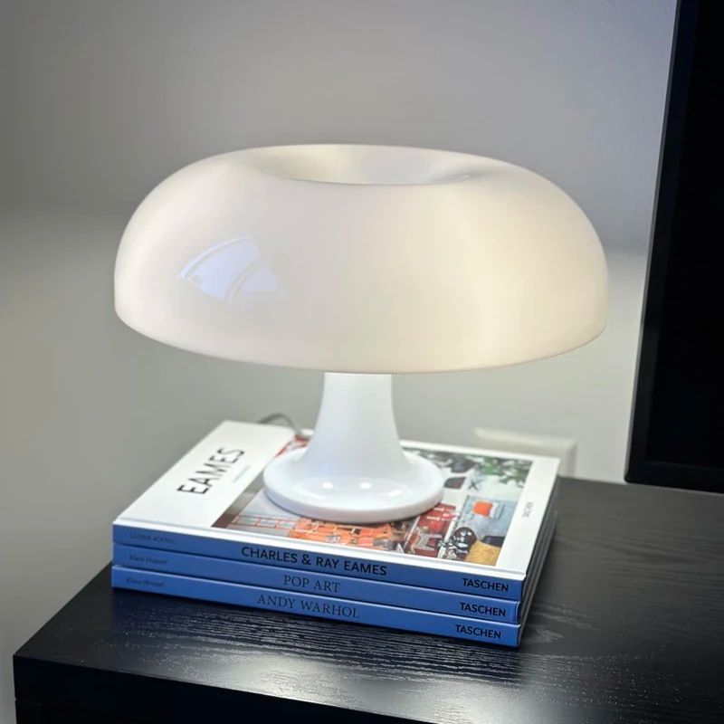 Italian Designer Mushroom LED Table Lamp Modern Minimalist Bedside Light For Hotel Bedroom Living R 2