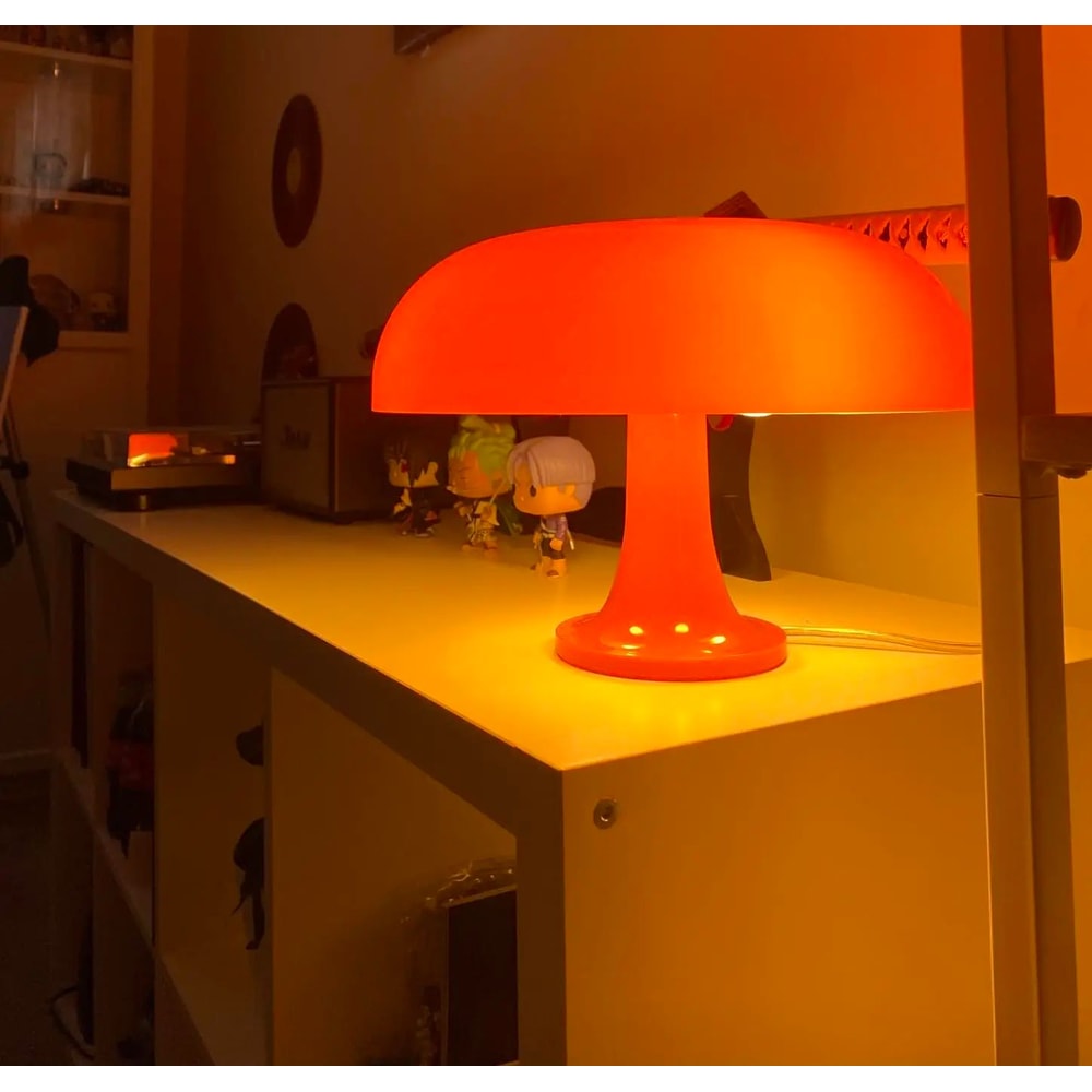 Italian Designer Mushroom LED Table Lamp Modern Minimalist Bedside Light For Hotel Bedroom Living R 5