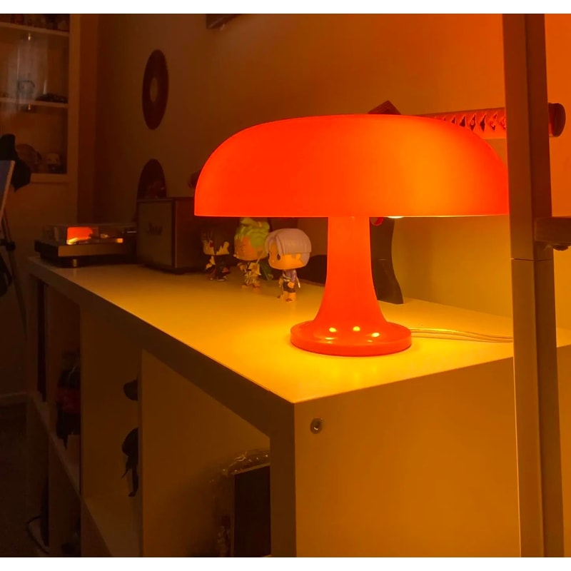 Italian Designer Mushroom LED Table Lamp Modern Minimalist Bedside Light For Hotel Bedroom Living R 5