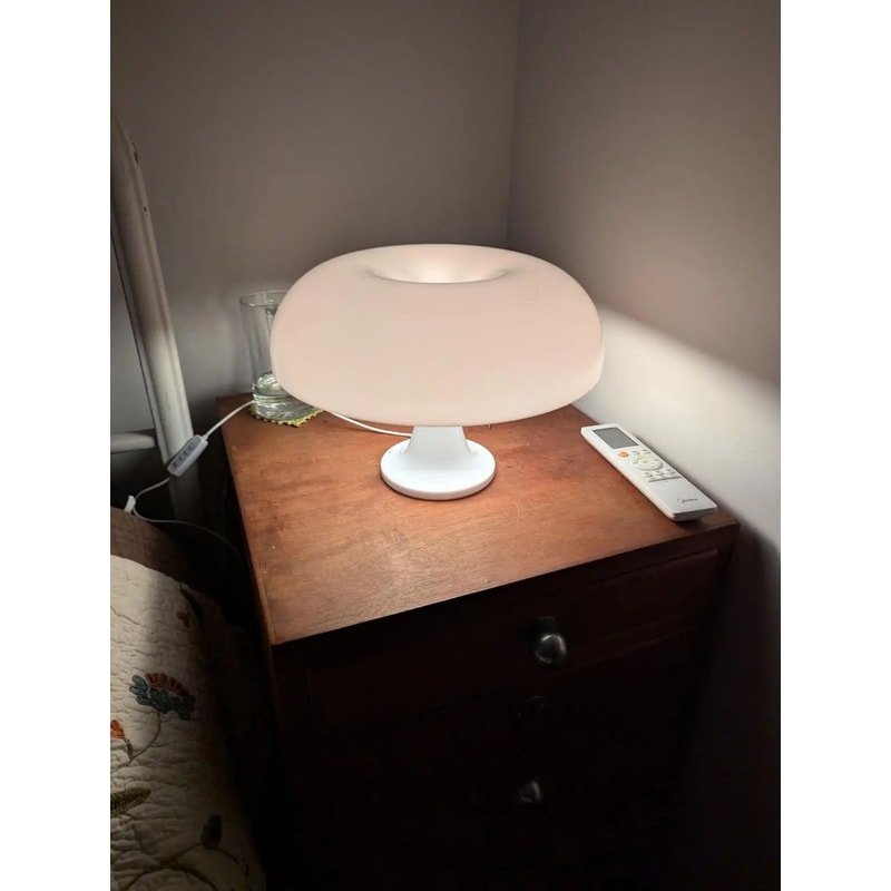 Italian Designer Mushroom LED Table Lamp Modern Minimalist Bedside Light For Hotel Bedroom Living R 6