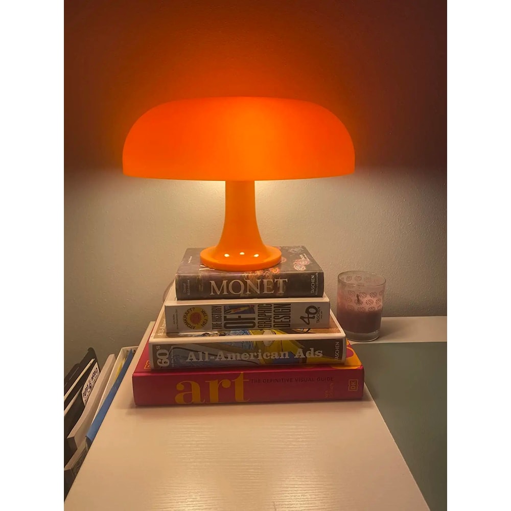 Italian Designer Mushroom LED Table Lamp Modern Minimalist Bedside Light For Hotel Bedroom Living R 10