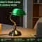 Classic Green Bankers Desk Lamp LED Reading Table Light With Acrylic Shade Vintage Study Lamp For H 8