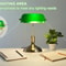 Classic Green Bankers Desk Lamp LED Reading Table Light With Acrylic Shade Vintage Study Lamp For H 9