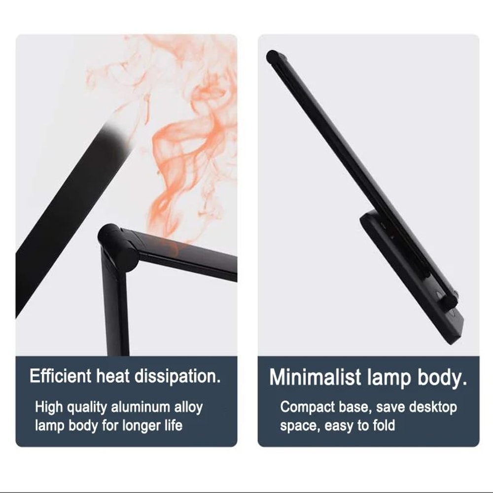 USB Rechargeable LED Desk Lamp Touch Control Foldable Portable Study Light For Kids Wireless Bedroo 13