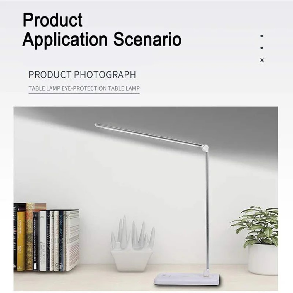 USB Rechargeable LED Desk Lamp Touch Control Foldable Portable Study Light For Kids Wireless Bedroo 14