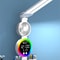 LED Desk Lamp With Fan Clock Display Adjustable Brightness Reading Light For Study Night Light For 6