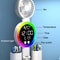 LED Desk Lamp With Fan Clock Display Adjustable Brightness Reading Light For Study Night Light For 17