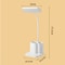 Folding USB LED Desk Lamp Touch Night Light Eye Protection Study Lamp For Students Bedroom Office D 7