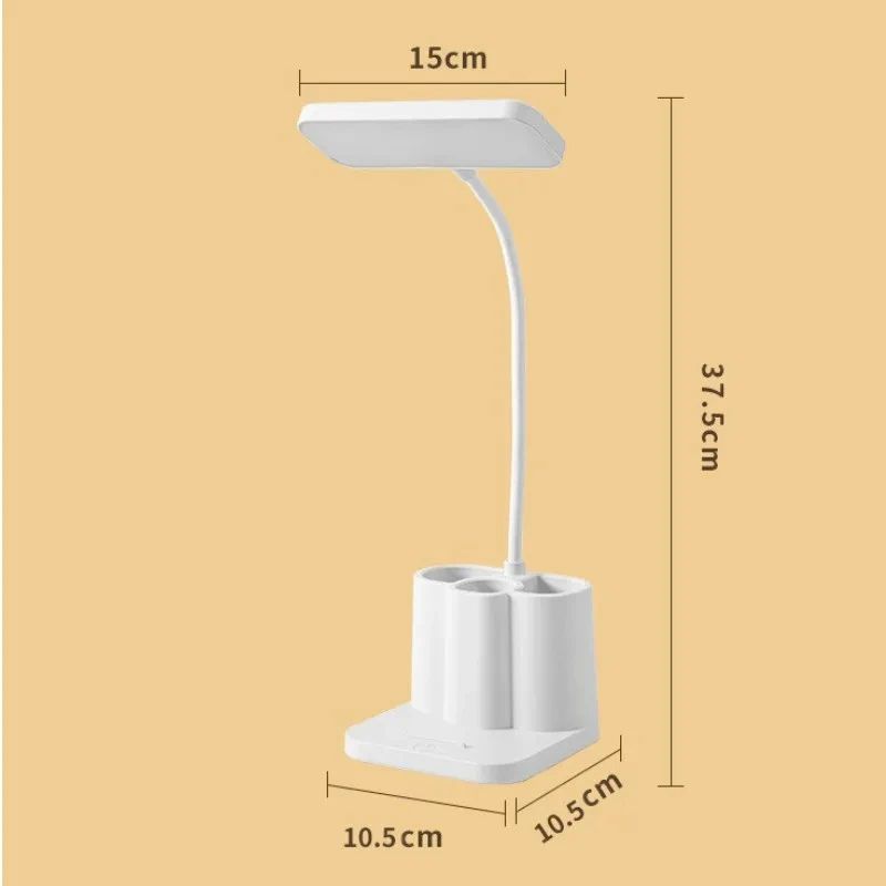 Folding USB LED Desk Lamp Touch Night Light Eye Protection Study Lamp For Students Bedroom Office D 7