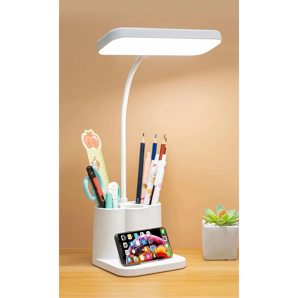 Folding USB LED Desk Lamp Touch Night Light Eye Protection Study Lamp For Students Bedroom Office D 8