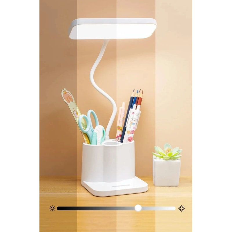 Folding USB LED Desk Lamp Touch Night Light Eye Protection Study Lamp For Students Bedroom Office D 13