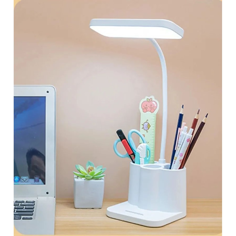Folding USB LED Desk Lamp Touch Night Light Eye Protection Study Lamp For Students Bedroom Office D 14