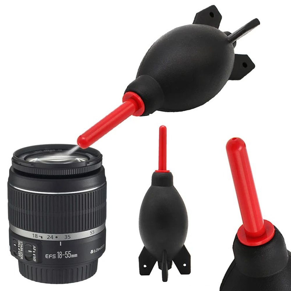 Rocket Air Dust Blower Powerful Rubber Air Bulb Cleaner For Camera Lens Keyboard PC Multifunction D 5