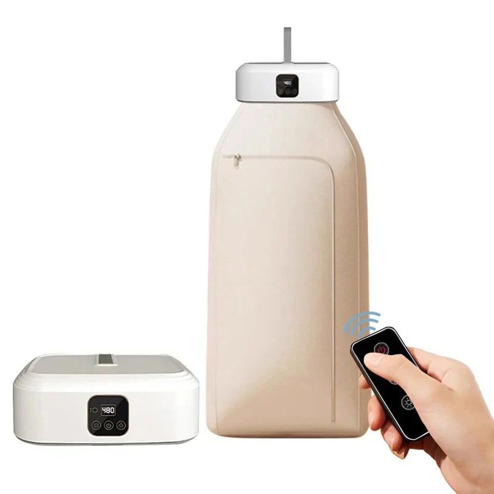 Electric Warm Air Clothes Dryer Cabinet W Remote Timer FloorStanding Laundry Drying Machine Fast H 3