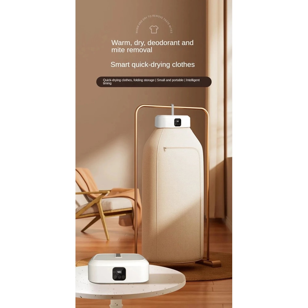 Electric Warm Air Clothes Dryer Cabinet W Remote Timer FloorStanding Laundry Drying Machine Fast H 8