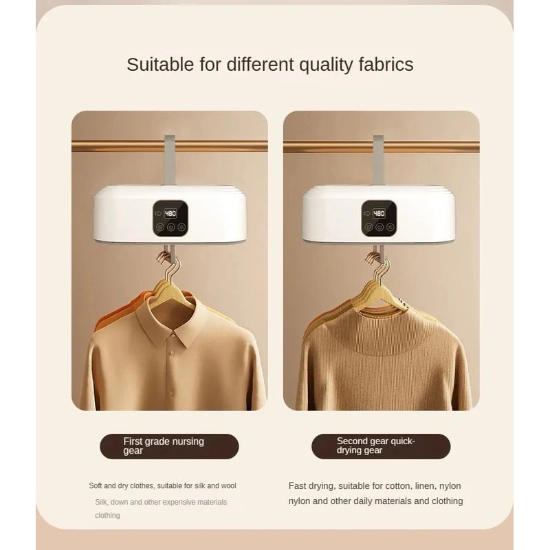 Electric Warm Air Clothes Dryer Cabinet W Remote Timer FloorStanding Laundry Drying Machine Fast H 10