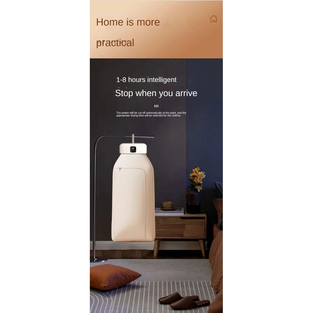 Electric Warm Air Clothes Dryer Cabinet W Remote Timer FloorStanding Laundry Drying Machine Fast H 13