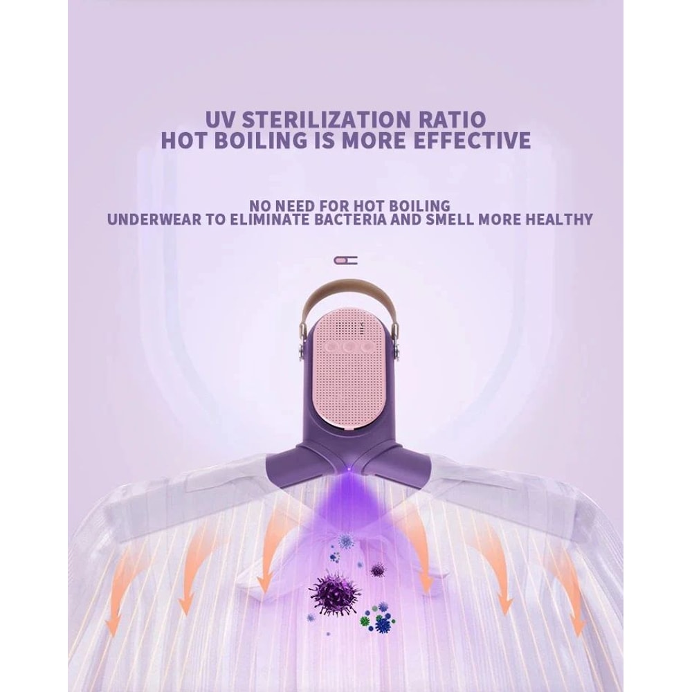 Portable Folding Heated Clothes Drying Rack W Shoe Dryer Compact Electric Dryer Stand Fast Travel L 10