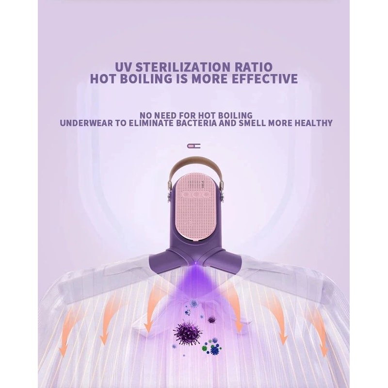 Portable Folding Heated Clothes Drying Rack W Shoe Dryer Compact Electric Dryer Stand Fast Travel L 10