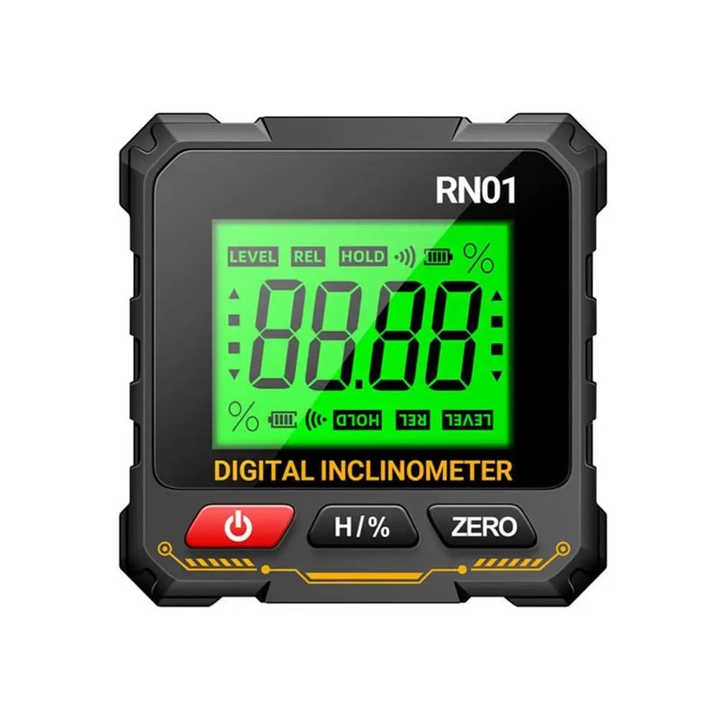 High Precision Digital Inclinometer Angle Finder With Magnetic Base 4Sided Display Slope Level Gaug 6