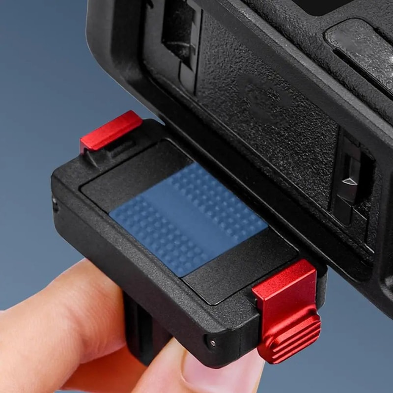 DJI Osmo Nano Magnetic Quick Release Base TwoJaw Clamp Bracket Mount Adapter For Sports Cameras Exp 4