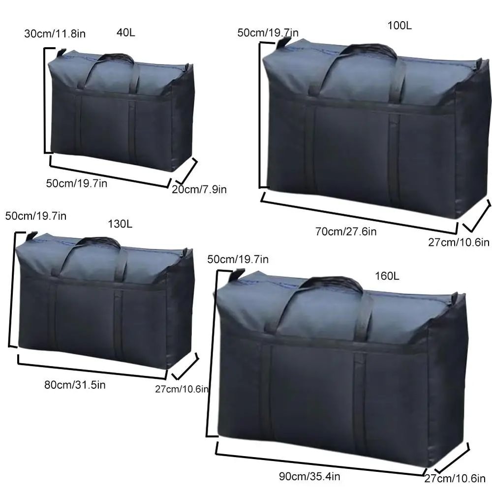 Waterproof Oxford Cloth Laundry Storage Bag Large Capacity Foldable Lightweight Travel Luggage Bag 5