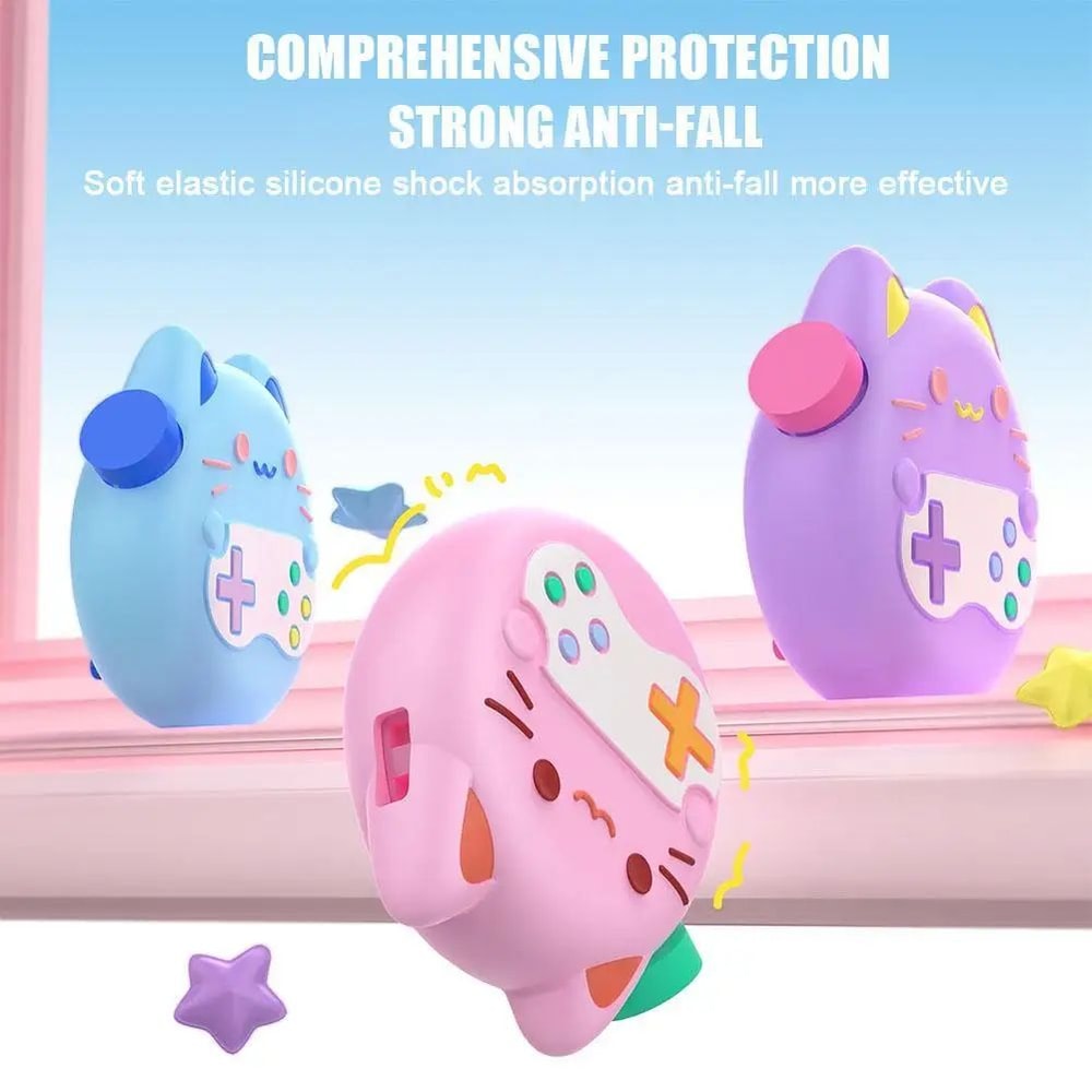Tamagotchi Paradise Liquid Silicone Case DropProof Soft Protective Cover AntiScratch Skin For Hand 3