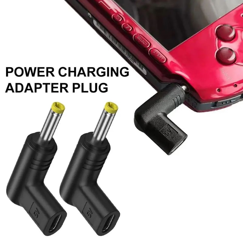 5V USBC To DC Power Adapter For PSP 100020003000 TypeC Charging Converter Plug For Optical Cat 3