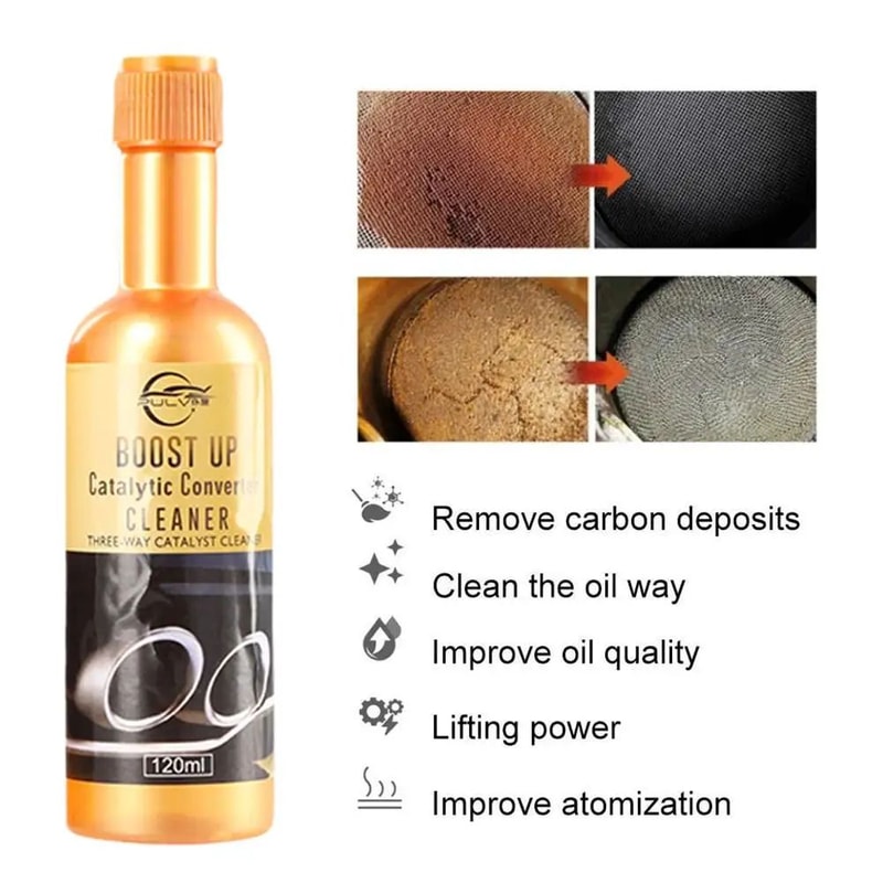 Catalytic Converter Cleaner O2 Sensor Safe Fuel System Treatment Restore Power MPG Reduce Emissio 4