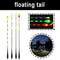 MY7 GravitySensing Fishing Float Bite Indicator Flash Color Drift Tail Bobber For River Lake Hook 0