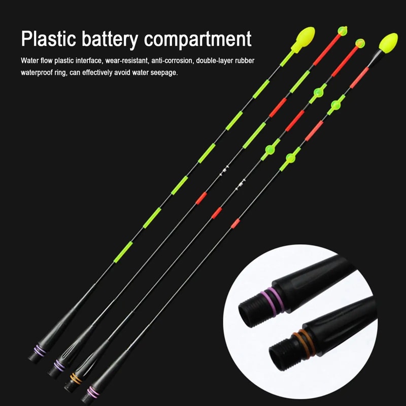 MY7 GravitySensing Fishing Float Bite Indicator Flash Color Drift Tail Bobber For River Lake Hook 2