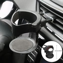 universal car air vent cup holder bottle & drink mount – lightweight ac outlet cup holder rack for horizontal vents
