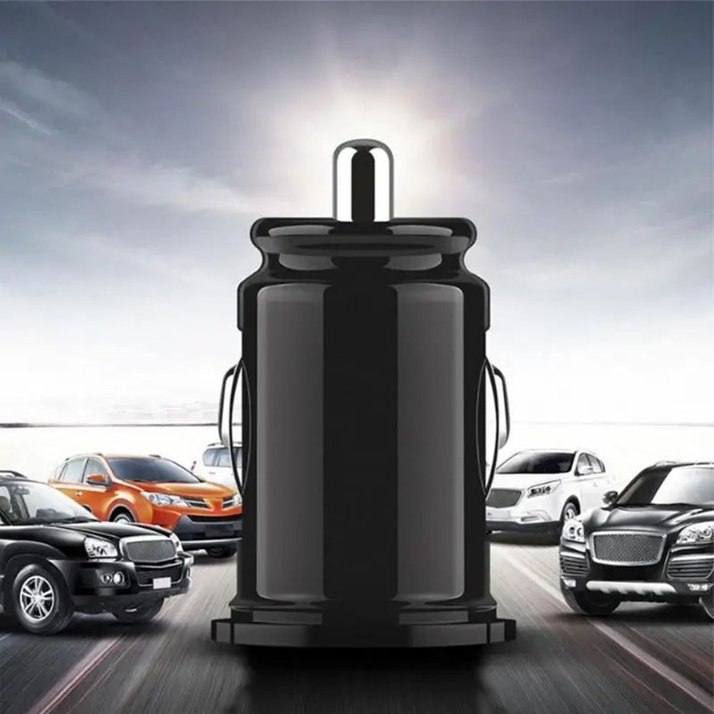 Dual USB Car Charger Fast Charging Cigarette Lighter Adapter 12V24V Auto Charger For Phone Tablet 5