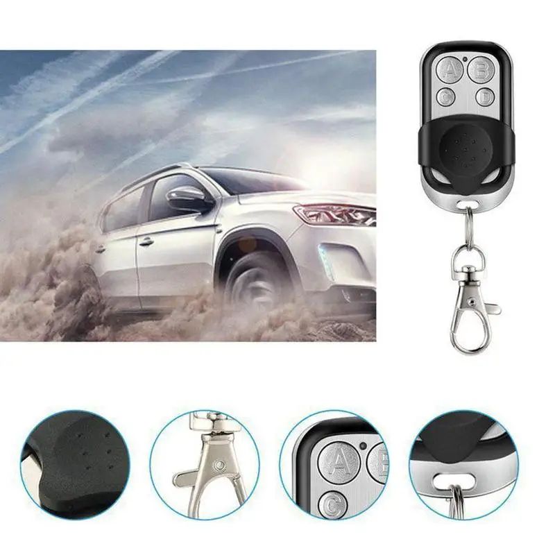 433MHz Universal Garage Door Remote Control 4Key Wireless Copy Code Key Fob For Authorized Gate Do 1