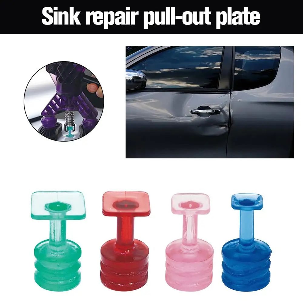 40 Pcs Car Dent Repair Pull Tabs Seamless Paintless Dent Removal Tool Kit Reusable Sheet Metal Rest 1