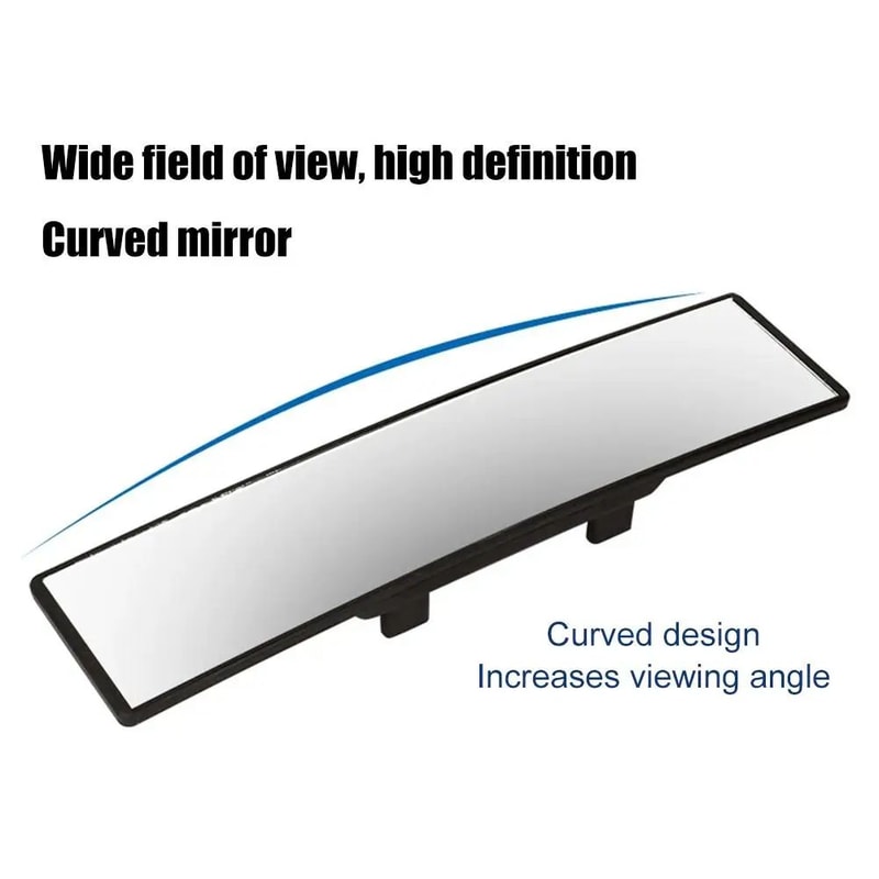 Universal ClipOn Wide Angle Rearview Mirror For Car SUV Truck Blind Spot Safety Mirror Driving Vi 2