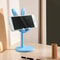 Cute Rabbit Adjustable Phone Stand For Desk Universal Tablet Holder Telescopic Height Sturdy Hands 4