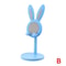 Cute Rabbit Adjustable Phone Stand For Desk Universal Tablet Holder Telescopic Height Sturdy Hands 7