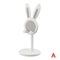 Cute Rabbit Adjustable Phone Stand For Desk Universal Tablet Holder Telescopic Height Sturdy Hands 9