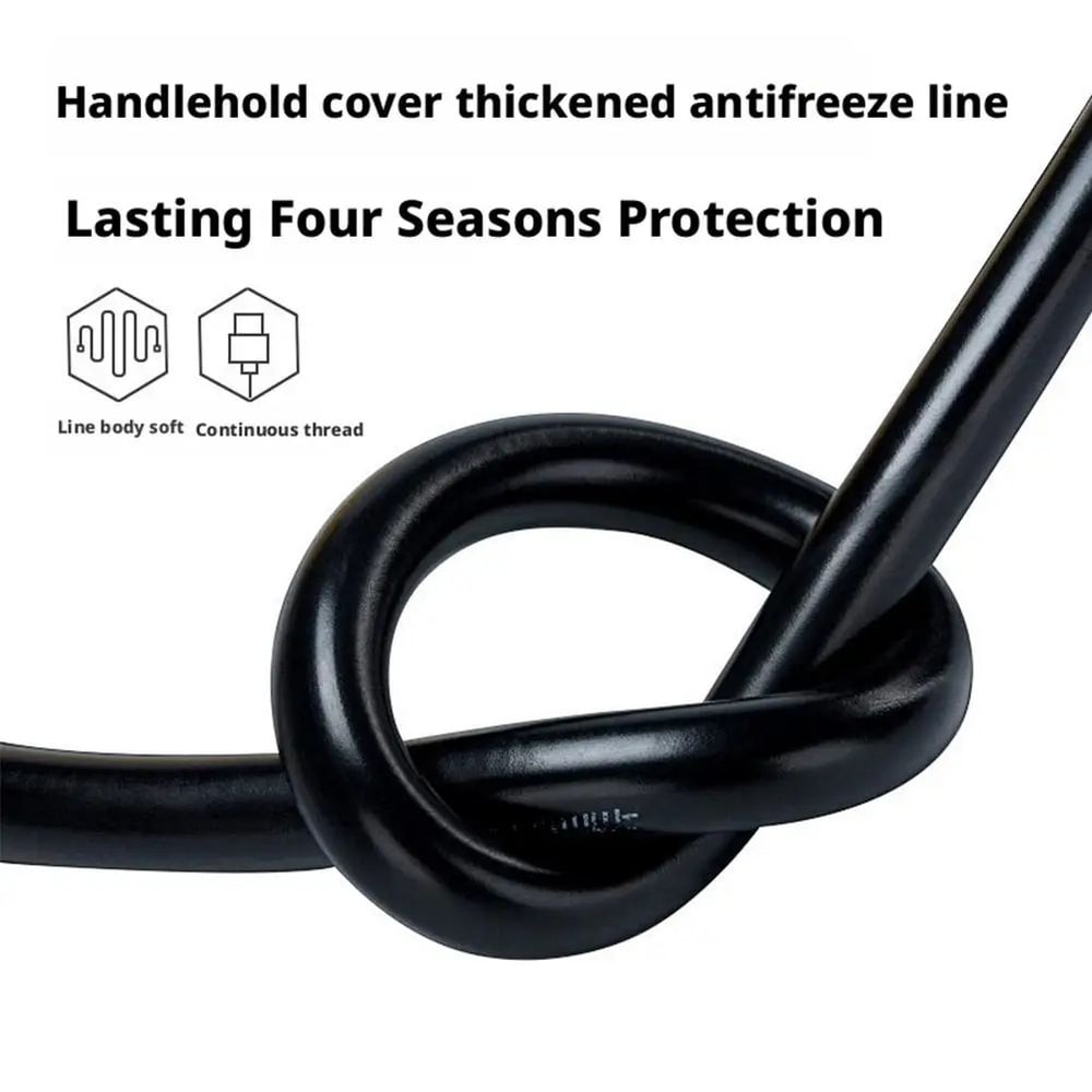3Level Electric Heated Motorcycle Grips Winter Handlebar Warmer Covers Adjustable Heat Control Col 15