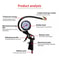 HighPrecision Digital Tire Pressure Gauge OilFilled Inflation Meter With LCD Display For Accurate 4