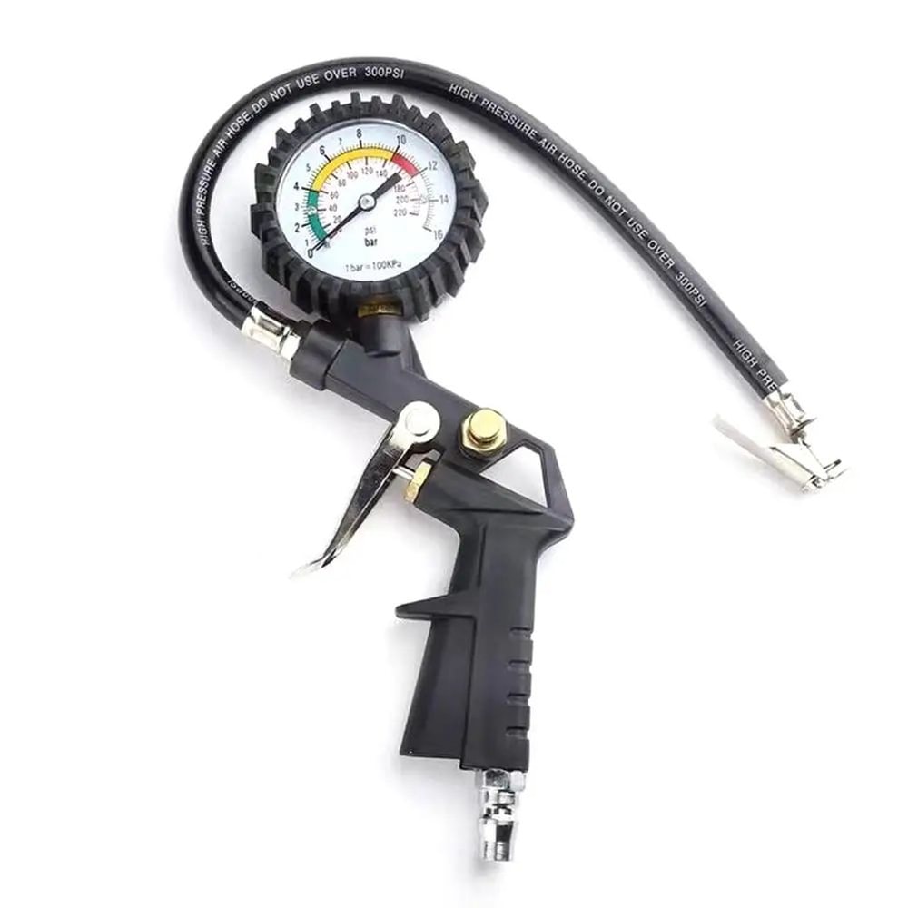 HighPrecision Digital Tire Pressure Gauge OilFilled Inflation Meter With LCD Display For Accurate 6