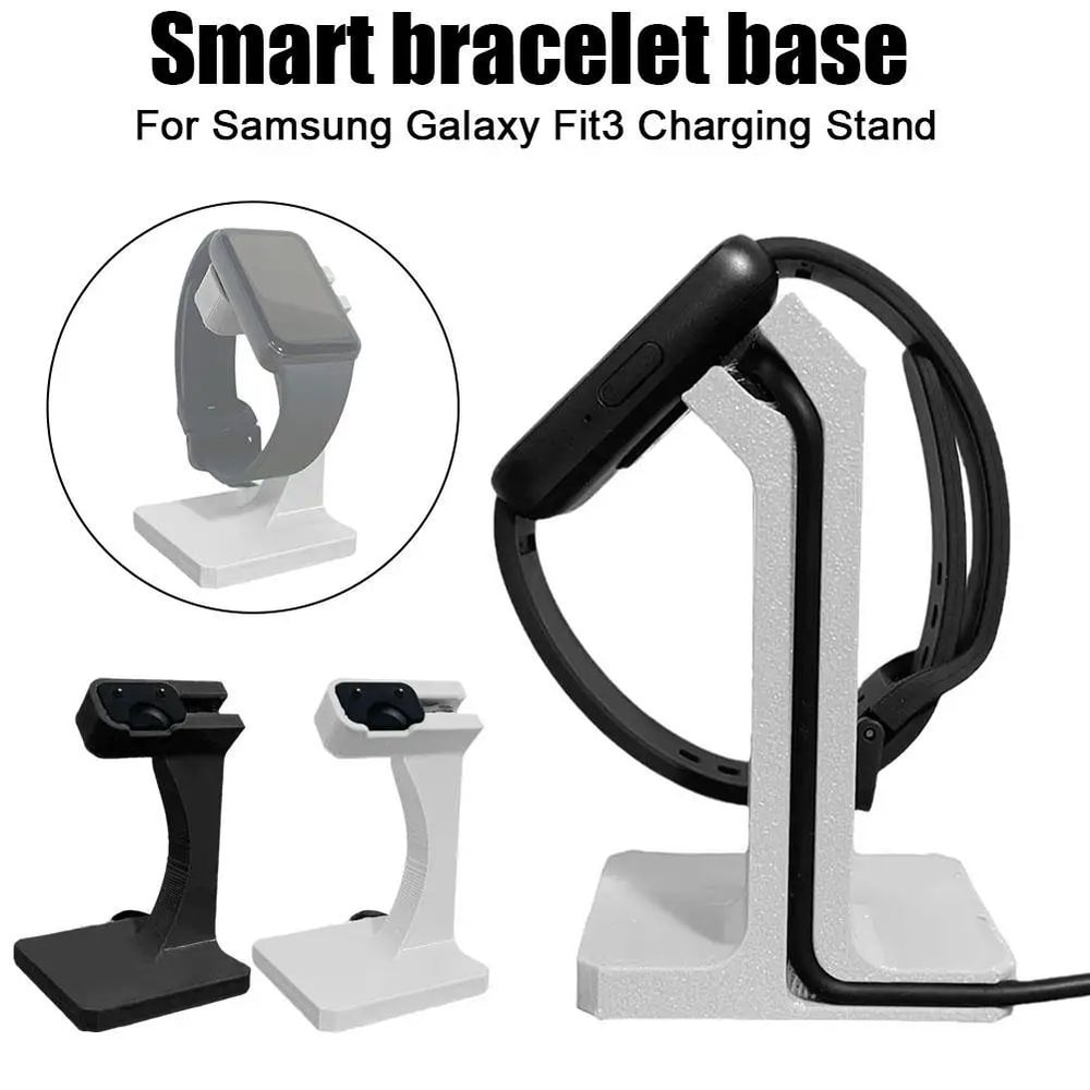 Charging Stand Holder For Samsung Fit 3 Fast Charge Bracelet Dock 3D Printed PETG Base Stable Stor 0