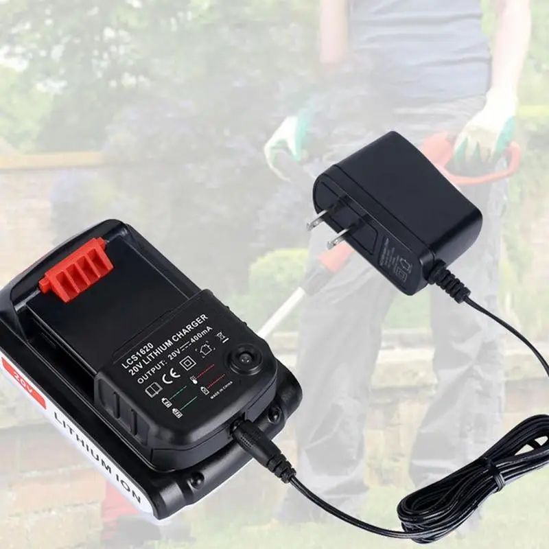 20V Lithium Battery Charger For Black Decker LCS1620 Power Tool Adapter Fast Safe LiIon Charging 1