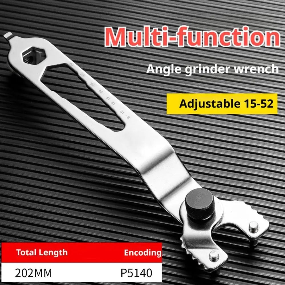 12in1 Angle Grinder Wrench Tool MultiFunction Adjustable Spanner For Grinder Discs Nuts Household 0