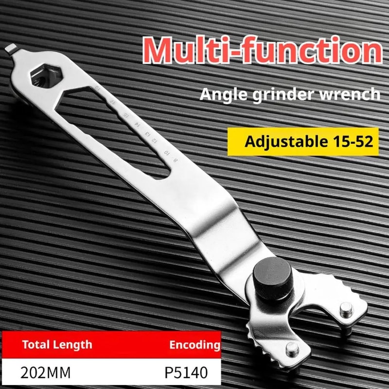 12in1 Angle Grinder Wrench Tool MultiFunction Adjustable Spanner For Grinder Discs Nuts Household 0