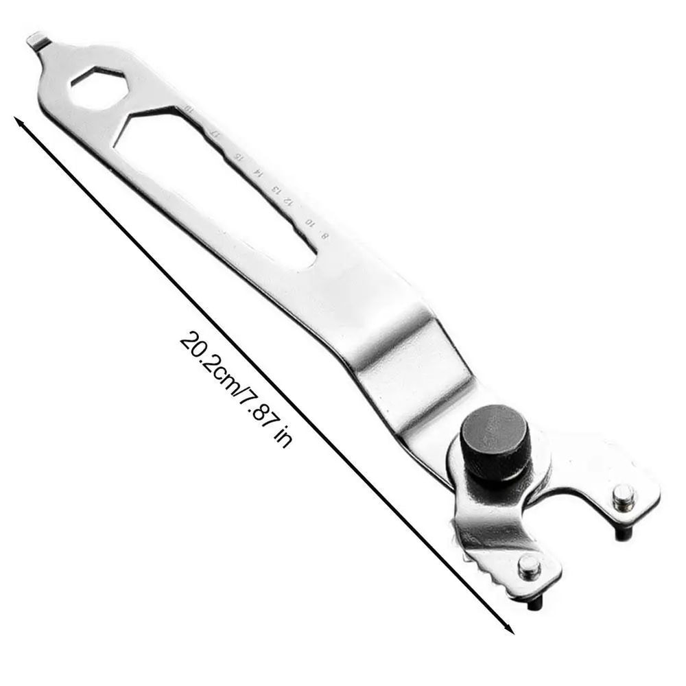 12in1 Angle Grinder Wrench Tool MultiFunction Adjustable Spanner For Grinder Discs Nuts Household 5