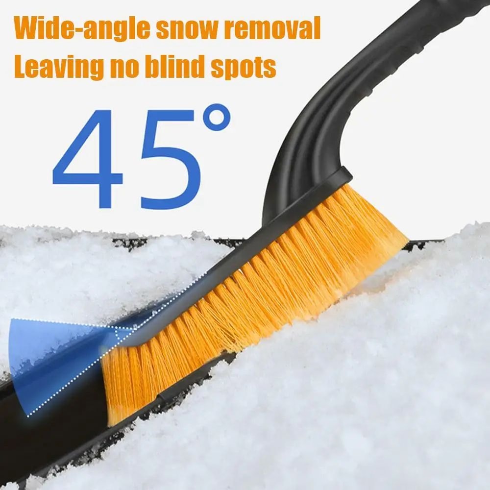 Rotating Handle Car Snow Shovel Ice Scraper Removable Winter Deicing Tool For Windshield Defrosti 2