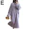 Womens Thick Flannel Coral Velvet Long Pajamas Robe UltraSoft Warm Autumn Winter Nightwear Cozy Ho 10
